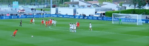 2026世界杯手机观看平台-半场：法国女足U16 0-1中国女足U16，周瑾彤任意球破门